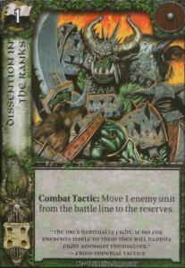 Dissention in the Ranks